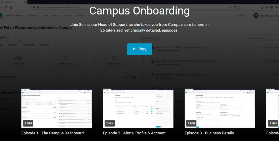 Campus Support Screenshot 3